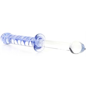 Gode en verre Screw Duo 24 x 3.3cm