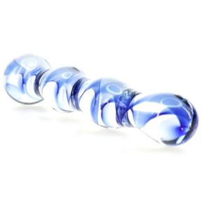 Gode en verre Screw Beads 17 x 3.5cm