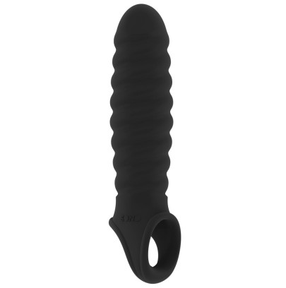 Gaine de pénis Ribby Penis Sono N°32 - 11 x 3cm Noire- Gaines Pénis en stock sur Fun et plaisirs