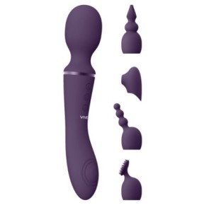 Wand Multi Nami Vive 22cm Violet- Wands Puissants en stock sur Fun et plaisirs