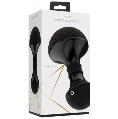 Stimulateur de clitoris Enoki Vive 12.5cm Noir