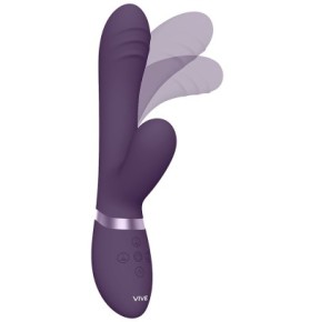 Vibro Rabbit Tani 22 x 3.5cm Violet- Rabbits Vibrants en stock sur Fun et plaisirs