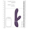 Vibro Rabbit Tani 22 x 3.5cm Violet