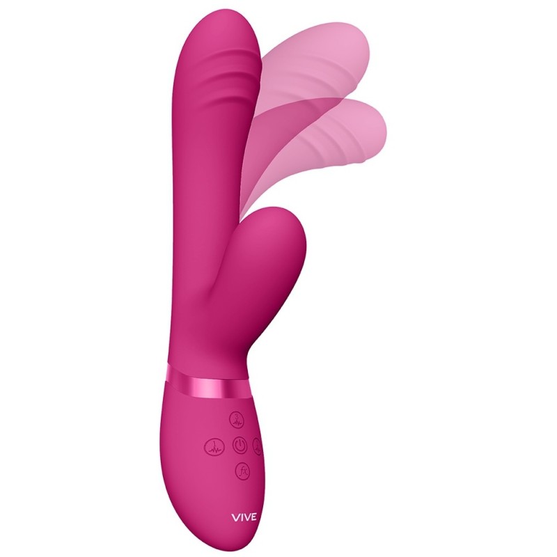 Vibro Rabbit Tani 22 x 3.5cm Rose