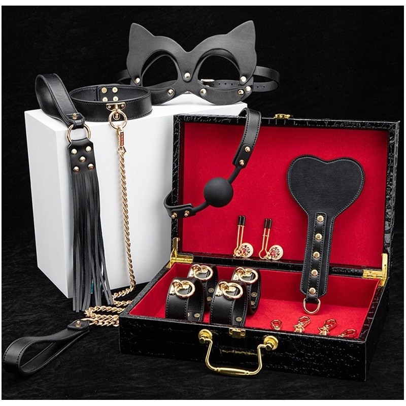 Coffret SM Bondage 8 Pièces Noir