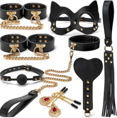 Coffret SM Bondage 8 Pièces Noir