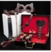 Coffret SM Bondage 8 Pièces Noir-Rouge