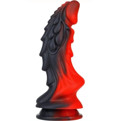 Gode Dragon Zomay 18 x 6cm Noir-Rouge- Godes insolites en stock sur Fun et plaisirs