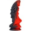 Gode Dragon Zomay 18 x 6cm Noir-Rouge