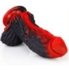 Gode Dragon Yong 15 x 5.5cm Noir-Rouge