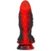 Gode Dragon Yong 15 x 5.5cm Noir-Rouge