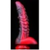 Gode Dragon Sarkan 19 x 4.5cm Noir-Rouge