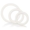 Lot de 3 cockrings souples Blanc