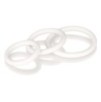 Lot de 3 cockrings souples Blanc