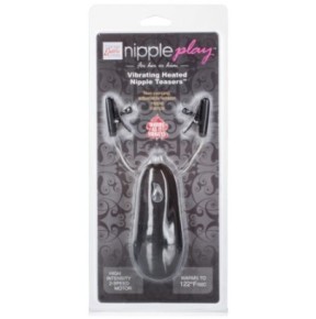 Pince-tétons vibrantes Nipple Teaser Noires