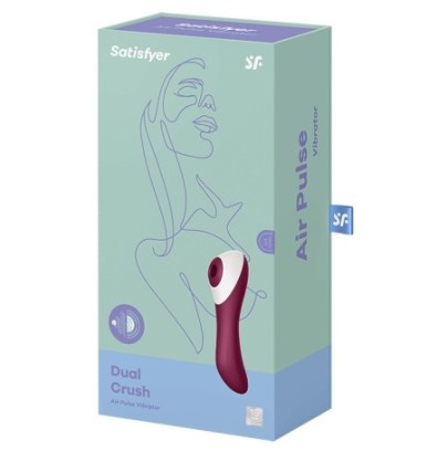 Stimulateur de clitoris DUAL CRUSH Satisfyer 16cm