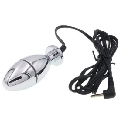 Plug Électro Bipolar Silver 7 x 2.5cm- Électro Stimulations en stock sur Fun et plaisirs