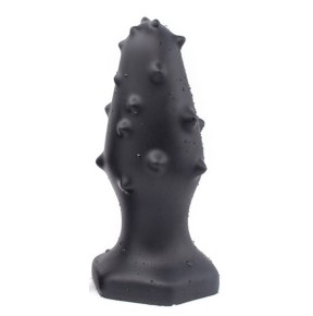 Plug Silicone Monster Spike L 14 x 5.5cm Noir