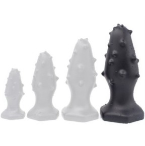 Plug silicone Monster Spike XL 16 x 6.5cm Noir- PLUG ANAL SILICONE en stock sur Fun et plaisirs