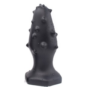 Plug silicone Monster Spike XL 16 x 6.5cm Noir