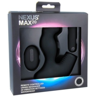 Stimulateur de prostate vibrant Max 20 Nexus 10 x 4cm Noir