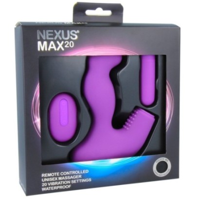 Stimulateur de prostate vibrant Max 20 Nexus 10 x 4cm Violet