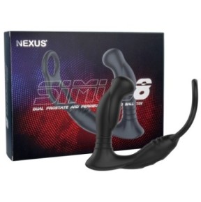 Stimulateur de prostate avec Cockring Simul8 Nexus 10 x 3.3cm