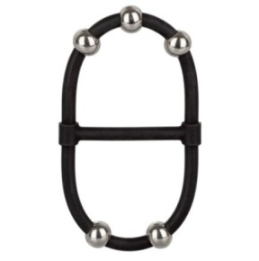 Ballstretcher Beaded Dual Noir- Ballstretchers Souples en stock sur Fun et plaisirs