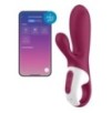 Vibro rabbit connecté Hot Bunny Satisfyer 17 x 3.5cm