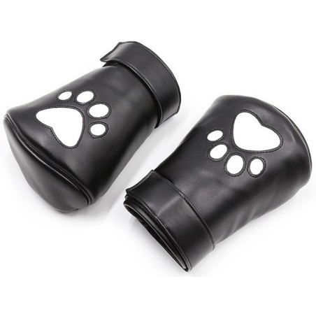 Bear PU Gloves- Puppy Play