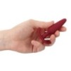 Plug en silicone Slim Butt 7.5 x 2cm Rouge