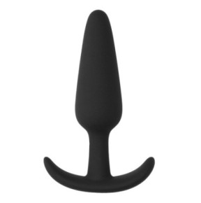 Plug en silicone Slim Butt 7.5 x 2cm Noir- PLUG ANAL SILICONE en stock sur Fun et plaisirs