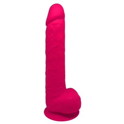 Gode Silexd Modèle 1 - 15" - 28 x 6.4cm Rose- GODE EN SILICONE en stock sur Fun et plaisirs