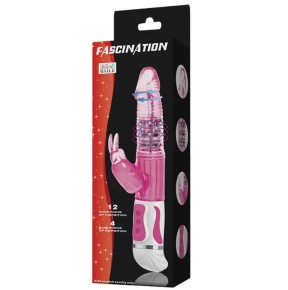 Vibro Rabbit Rotatif Fascination 28cm Rose