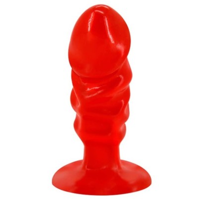 Plug Butt Dick 10 x 3.5cm Rouge- Plugs M/L - Largeur + de 3 cm en stock sur Fun et plaisirs