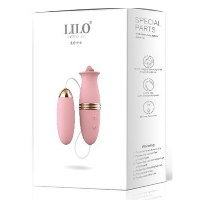 Stimulateur de clitoris Lilo Tongue Rose