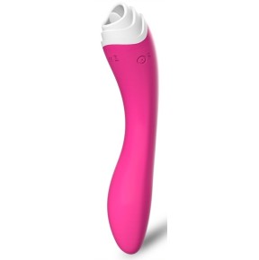 Stimulateur de clitoris et Point G Licky 20cm Rose- Vibromasseurs Design en stock sur Fun et plaisirs