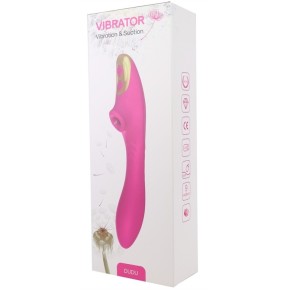 Stimulateur de clitoris et Point G Dudu 20cm Rose