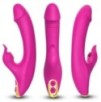 Vibro Rabbit à aspiration Amant Vibe 22cm Rose