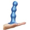 Plug Silicone Balls Strap-On-Me L 15 x 3.9cm Bleu