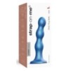 Plug Silicone Balls Strap-On-Me L 15 x 3.9cm Bleu