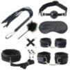 Kit Bondage Push 9 pièces Noir