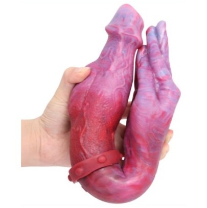 Double gode Duo Hand Monster 42 x 6cm