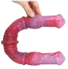 Double gode Duo Wolf 48 x 5cm- Godes insolites en stock sur Fun et plaisirs