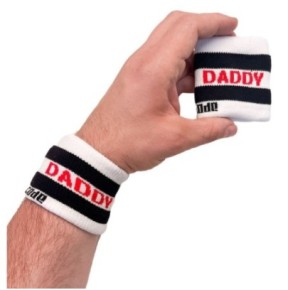 Bandeaux de poignets DADDY x2- Harnais Homme en stock sur Fun et plaisirs