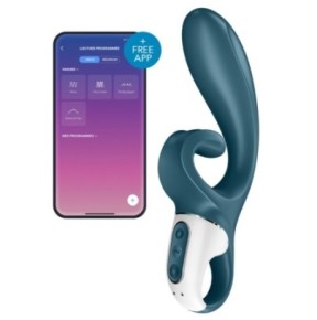 Vibro Rabbit Hug Me Satisfyer 20cm- Rabbits Vibrants en stock sur Fun et plaisirs