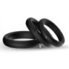 Lot de 3 cockring Silicone Set Ring Noirs