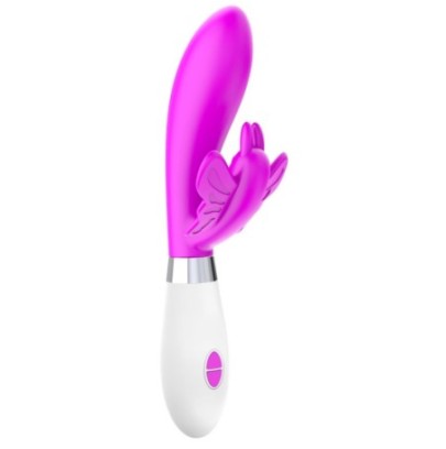 Vibro Rabbit Alexios 21cm Rose- Rabbits Vibrants en stock sur Fun et plaisirs