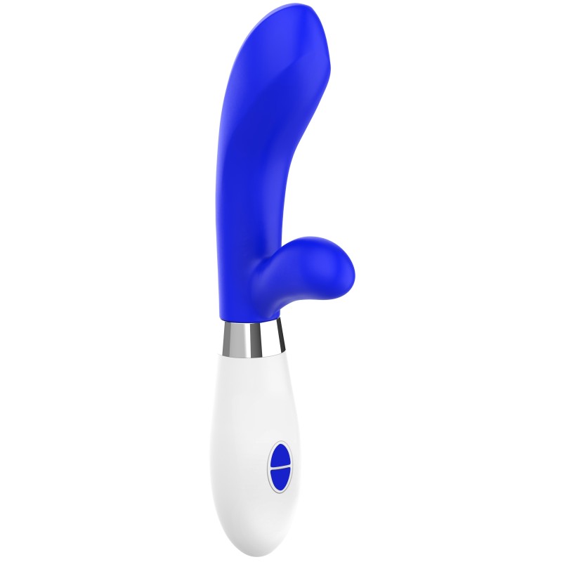 Vibro Rabbit Achilles 20cm Bleu