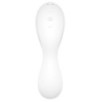 Stimulateur de clitoris connecté Curvy trinity 5+ Satisfyer Blanc